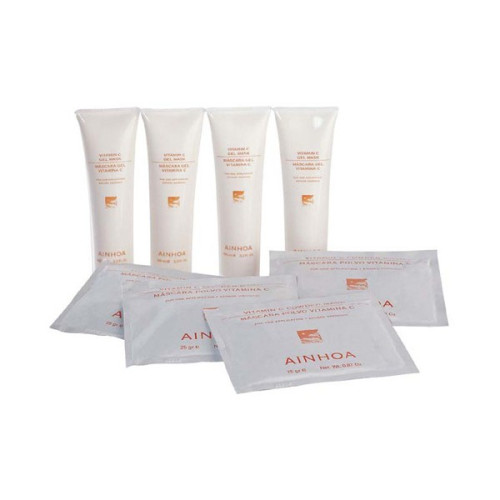Ainhoa Vitamin C Plastic Mask 4 pieces and 100ml|マスク Ainhoa Vitamin C Plastic Mask 4 pieces and 100ml|マスク