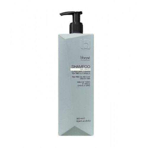 Bheyse Balance Shampoo with Tea Tree Oil and Clay for Greasy Hair 300ml Bheyse Balance Shampoo with Tea Tree Oil and Clay for Greasy Hair 300ml
