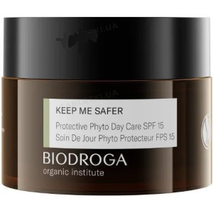 Biodroga Organic Keep Me Safer Protective Phyto Day Care SPF15 (50ml)｜乾燥・水分不足肌