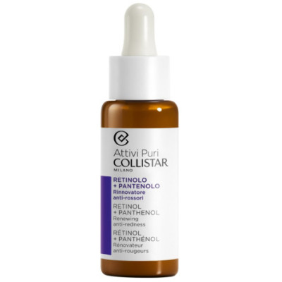 Collistar Attivi Puri Retinol + Panthenol Renewing Anti-Redness Drops 30ml Collistar Attivi Puri Retinol + Panthenol Renewing Anti-Redness Drops 30ml