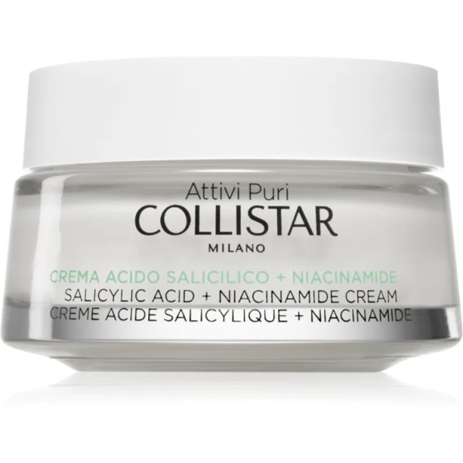 Collistar Attivi Puri Salicylic Acid + Niacinamide Anti-Blemish Oil Control Cream 50ml Collistar Attivi Puri Salicylic Acid + Niacinamide Anti-Blemish Oil Control Cream 50ml
