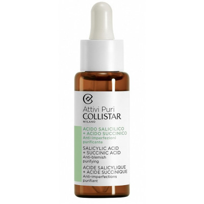 Collistar Attivi Puri Salicylic Acid + Succinic Acid Anti-Blemish Purifying Drops 30ml Collistar Attivi Puri Salicylic Acid + Succinic Acid Anti-Blemish Purifying Drops 30ml