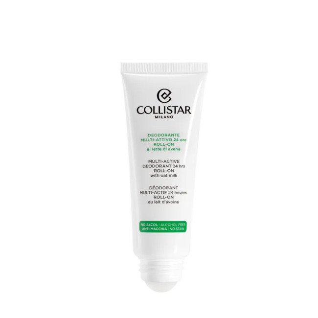 Collistar Multi Active Deodorant 24 Hours Roll-On with Oat Milk 75ml Collistar Multi Active Deodorant 24 Hours Roll-On with Oat Milk 75ml