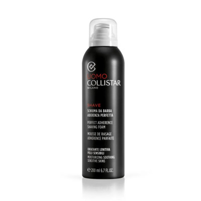 Collistar Uomo Shave Perfect Adherence Shaving Foam Moisturizing Soothing Sensitive Skin 200ml Collistar Uomo Shave Perfect Adherence Shaving Foam Moisturizing Soothing Sensitive Skin 200ml
