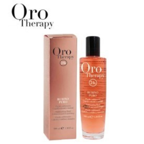 Fanola Oro Therapy 24k Argan Oil Ruby for Red and Brunette Hair 100ml|トリートメント Fanola Oro Therapy 24k Argan Oil Ruby for Red and Brunette Hair 100ml|トリートメント