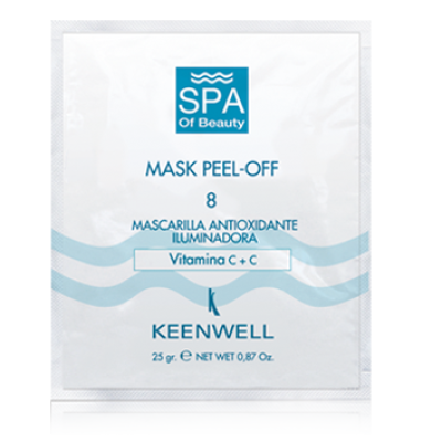 Keenwell SPA of Beauty 8 Peel-Off Vitamine C+C Mask Keenwell SPA of Beauty 8 Peel-Off Vitamine C+C Mask