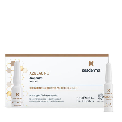 SeSDerma Azelac Ru Ampoules Depigmentating Booster (10x1.5ml) SeSDerma Azelac Ru Ampoules Depigmentating Booster (10x1.5ml)