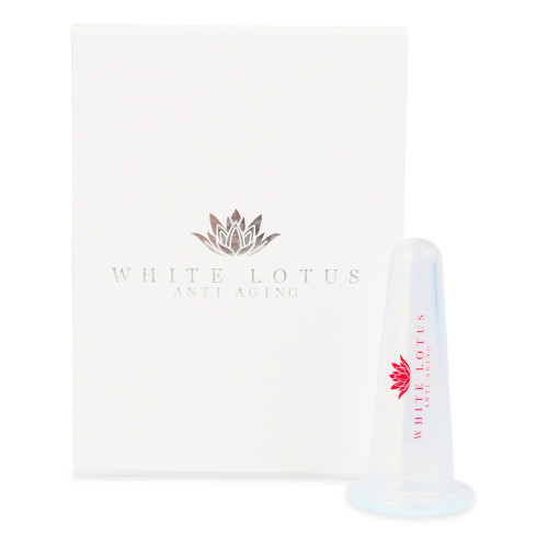 White Lotus Small Facial Massage Cup White Lotus Small Facial Massage Cup